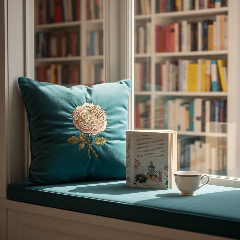 Upon examining the image, it cannot be determined what the blanket's pattern is. We require explicit details to provide a ...